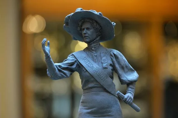 UNVEILING OF A STATUE OF ALICE HAWKINS IN MARKET SQUARE, LEICESTER ON SUNDAY 4TH FEBRUARY 2018
