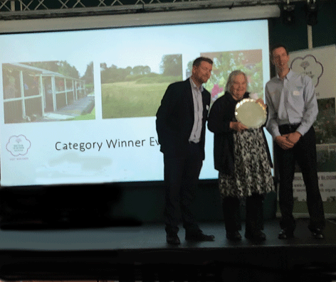 Evington in Bloom win a Gold award from East Midlands in Bloom