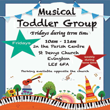 Musical Toddlers’ group at St. Denys Church, Evington