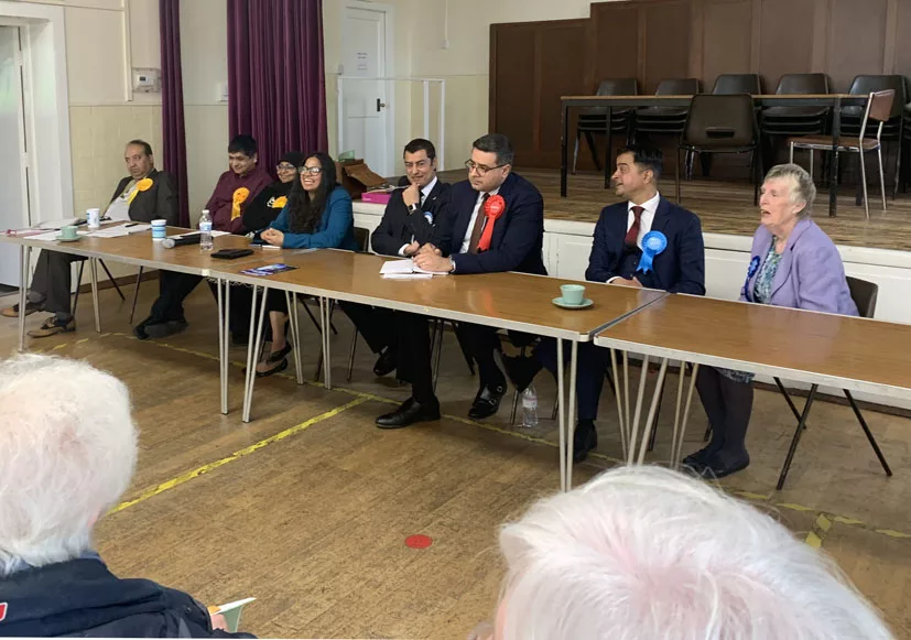 The Second Hustings Meeting (30.04.23) to question and listen to candidates standing for election as councillors in Evington ward, Leicester