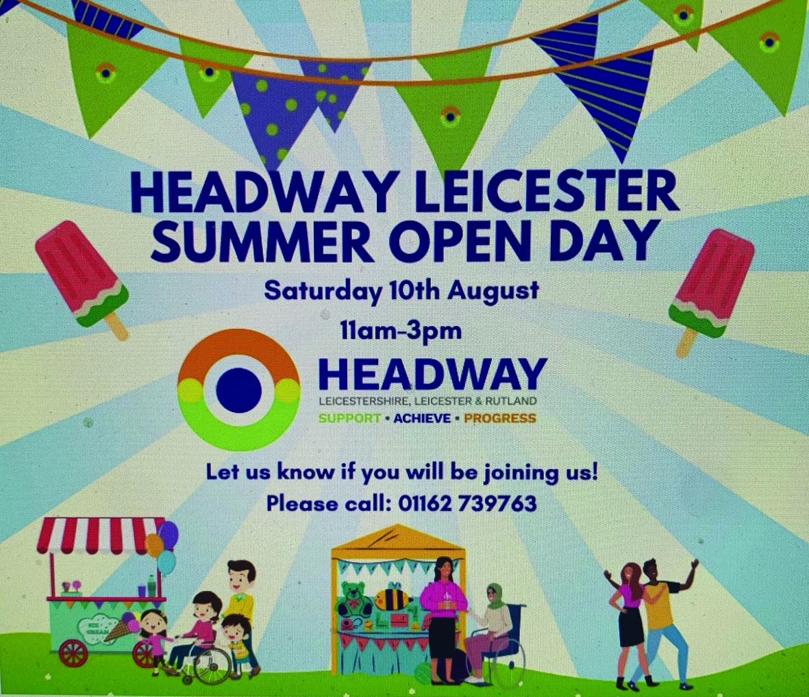 Headway House Leicester – Summer Open Day on 10th August ’24