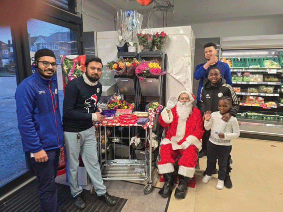 Santa in Evington