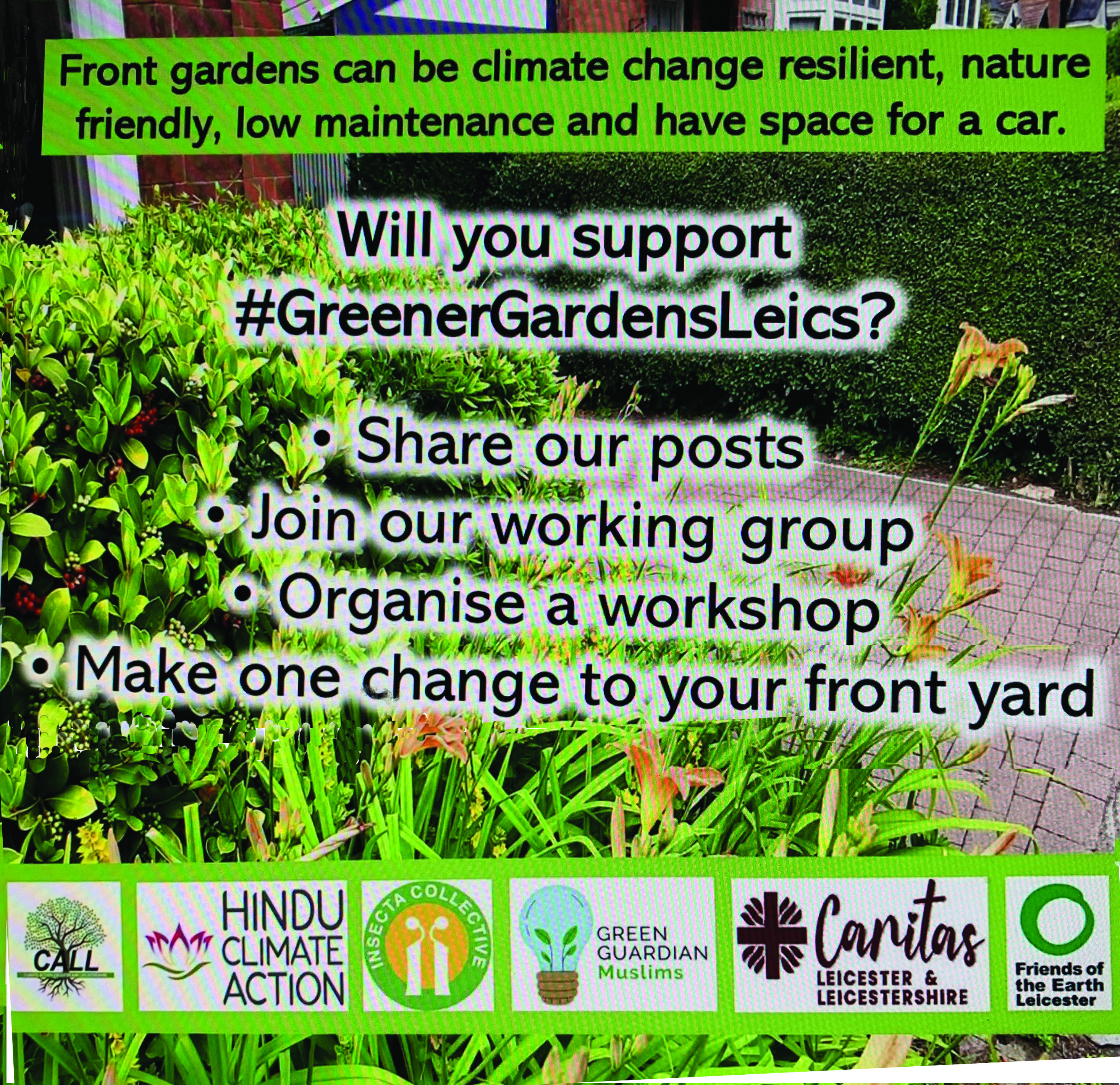 Green Gardens Leicestershire campaign