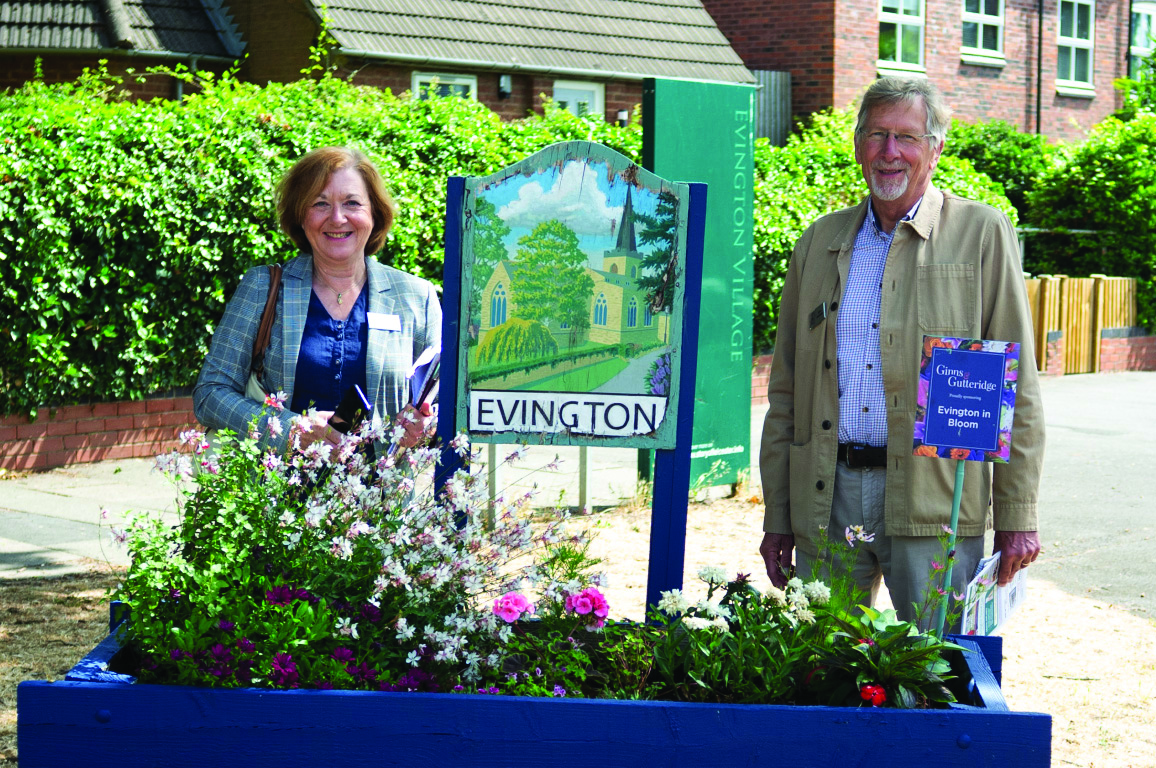 Evington in Bloom is judged