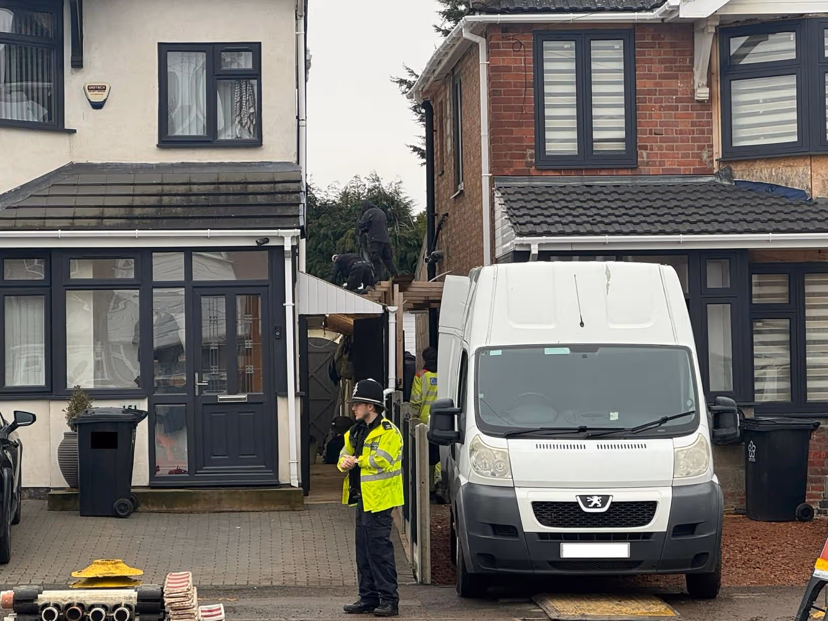 Police Dig for Body in Evington