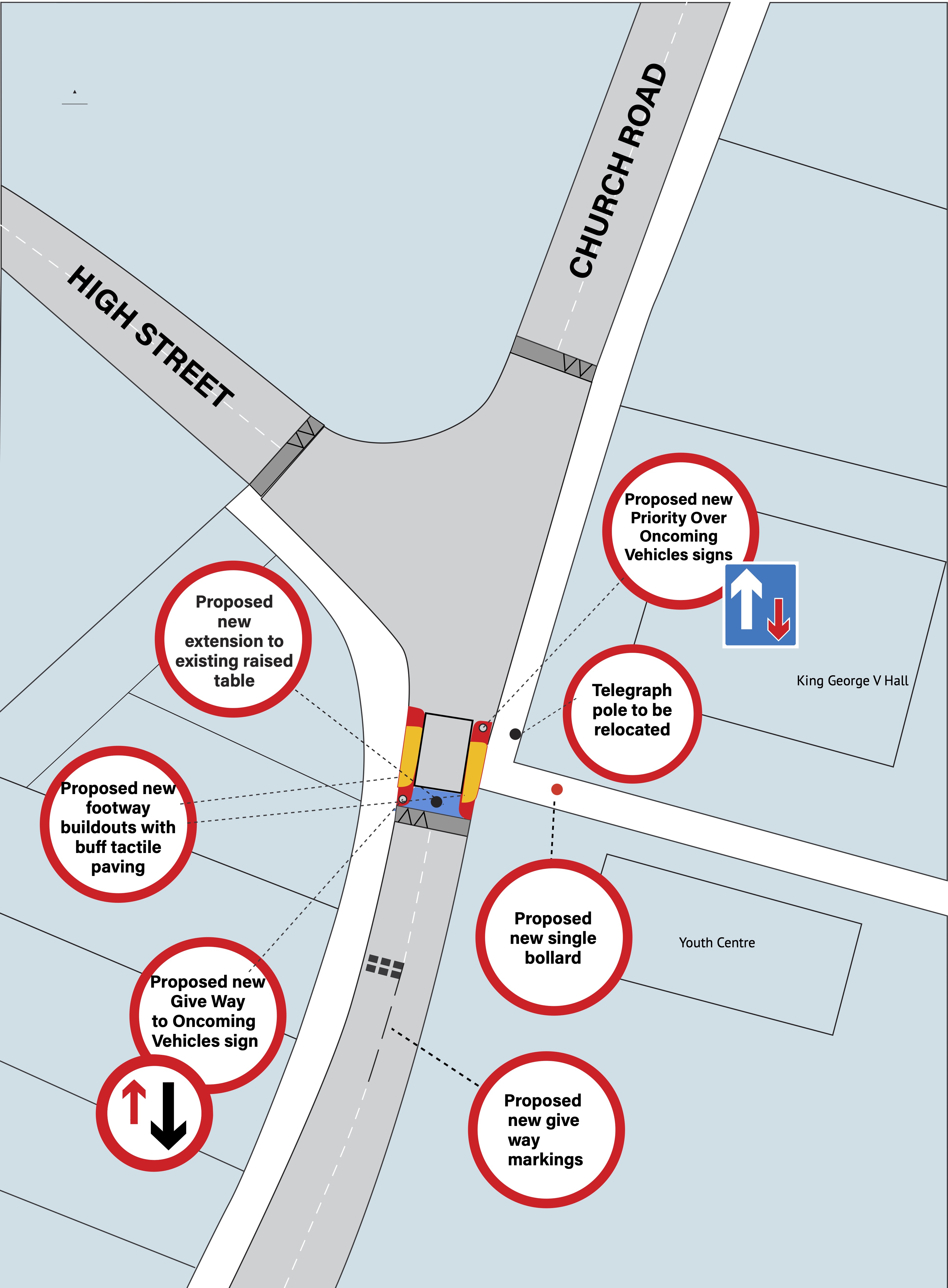 Church Road, Evington – Traffic Calming measures
