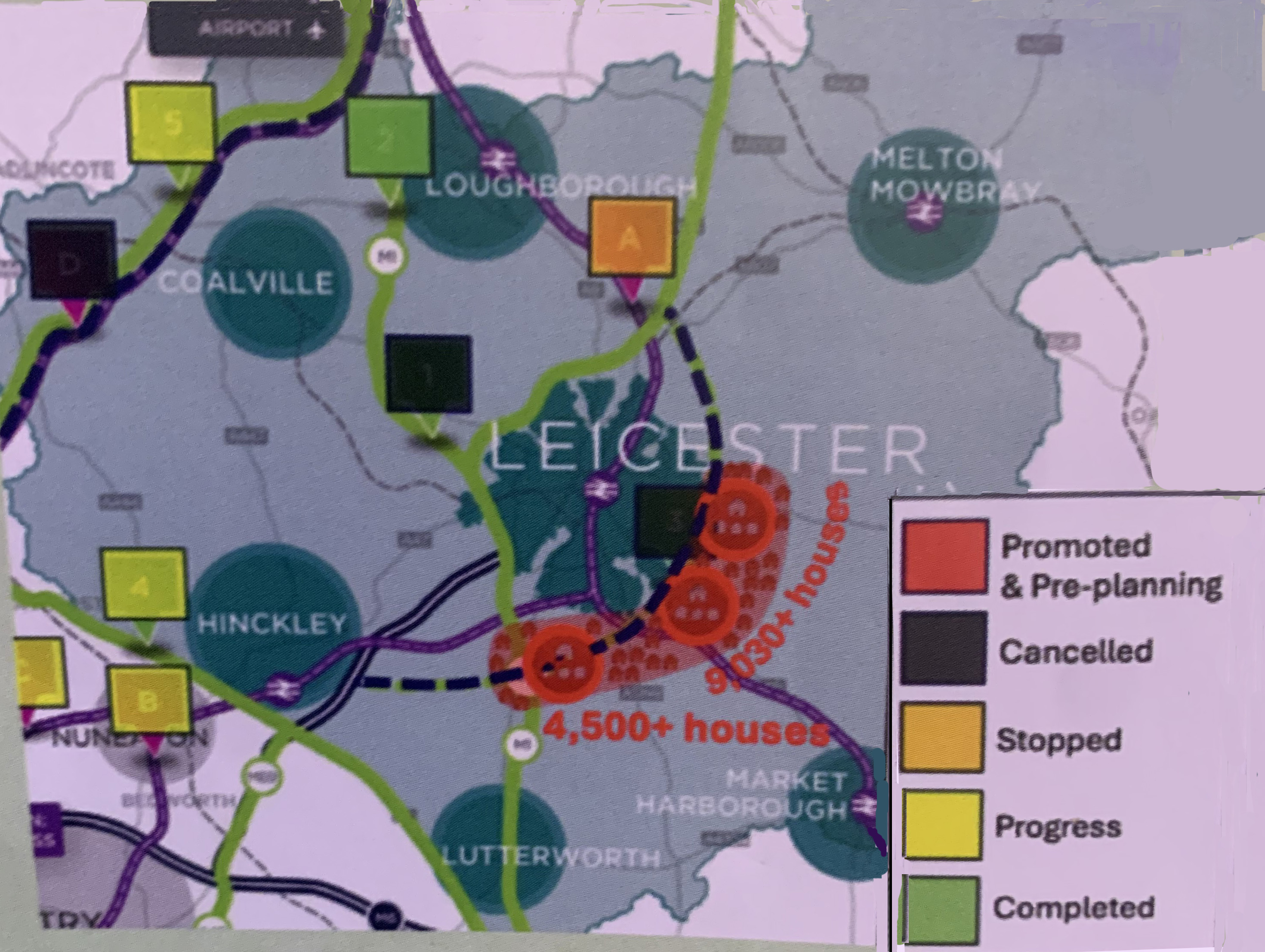 Do you want a New Town without any committed Infrastructure?